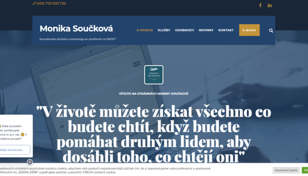 Monika Součková web